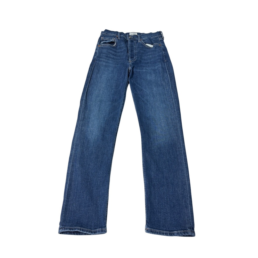 Citizens of Humanity Jolene High Rise Slim Straight Jeans Blue Womens 27X26